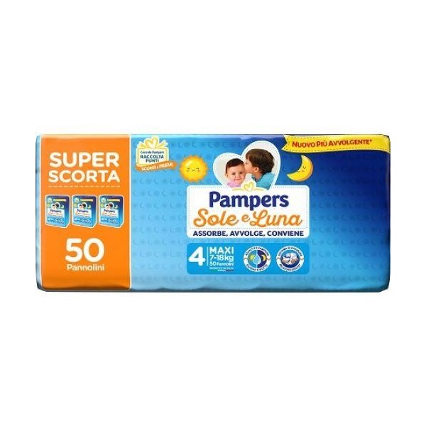 PAMPERS SOLE E LUNA 4 7/18 KG