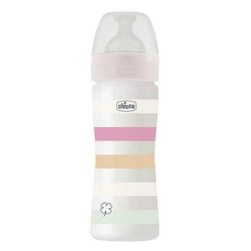 CHICCO BIBERON 240ML VETRO 0M+
ROSA