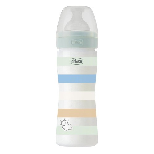 CHICCO BIBERON 250ML 2M+ VERDE