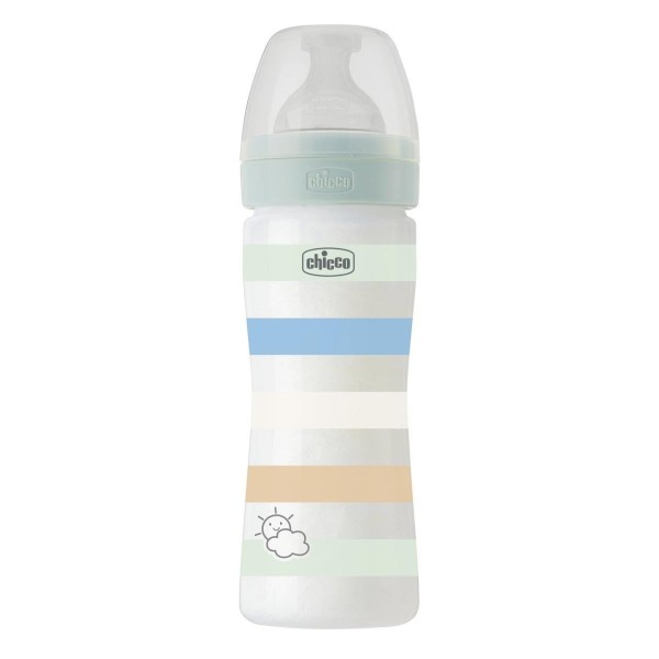 CHICCO BIBERON 250ML 2M+ VERDE