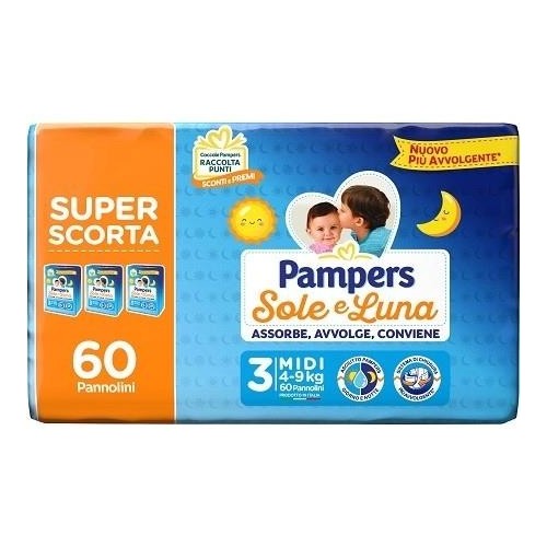 PAMPERS SOLE E LUNA 3 4/9KG