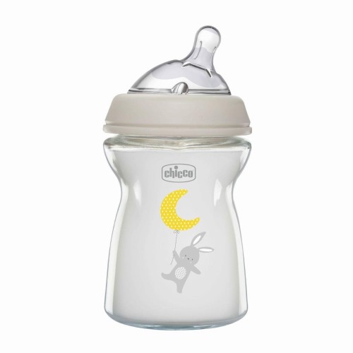 CHICCO BIBERON NATURAL FEELING 250ML 0M+ VETRO