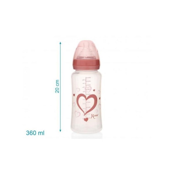 KIO KIDS BIBB 360ML R CUORE