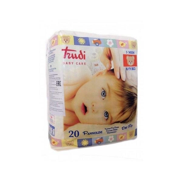 TRUDI PANNOLINI TAGLIA 3