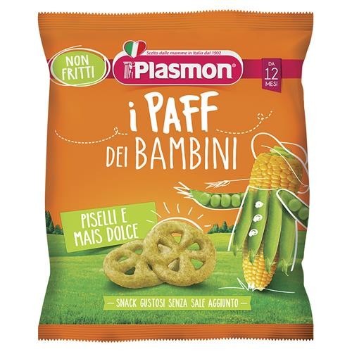 Plasmon

i PAFF DEI BAMBINI
Piselli e Mais