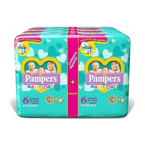 PAMPERS BABY DRY TAGLIA 6