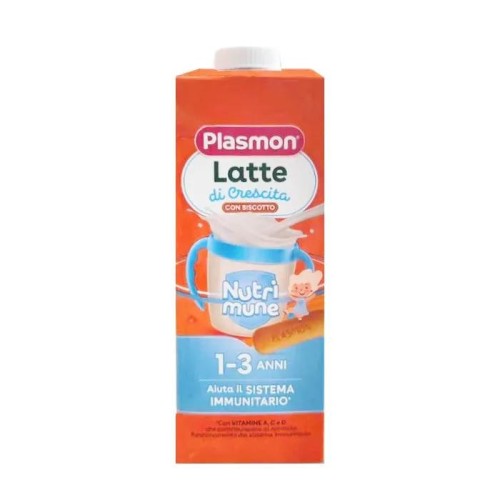 PLASMON 3 LATTE CRESCITA CON BISCOTTO