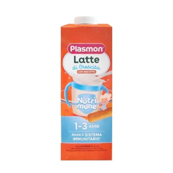 PLASMON 3 LATTE CRESCITA CON BISCOTTO