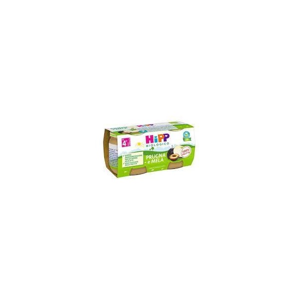 HIPP OMOGENIZZATO PRUGNA MELA 2X80G