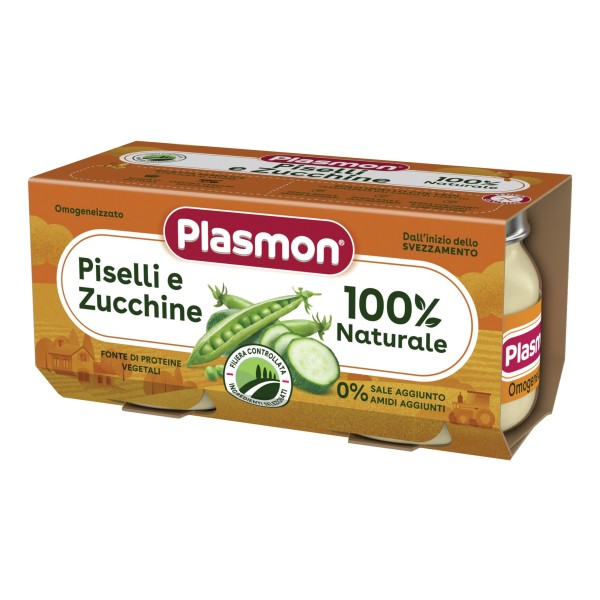 PLASMON OMOGENIZZATO PISELLI E ZUCCHINE