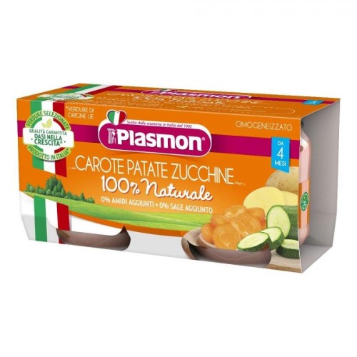 PLASMON OMOGENIZZATO CAROTE,PATATE E ZUCCHINE