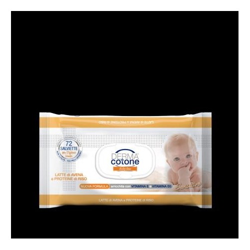 DERMACOTONE SALVIETTE LATTE DI AVENA E PROTEINE DI RISO DA 72PZ