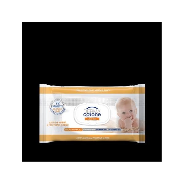 DERMACOTONE SALVIETTE LATTE DI AVENA E PROTEINE DI RISO DA 72PZ