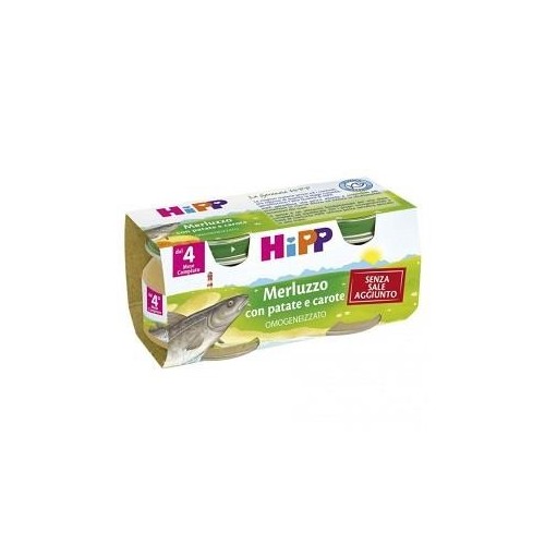 HiPP
Merluzzo
con patate e carote