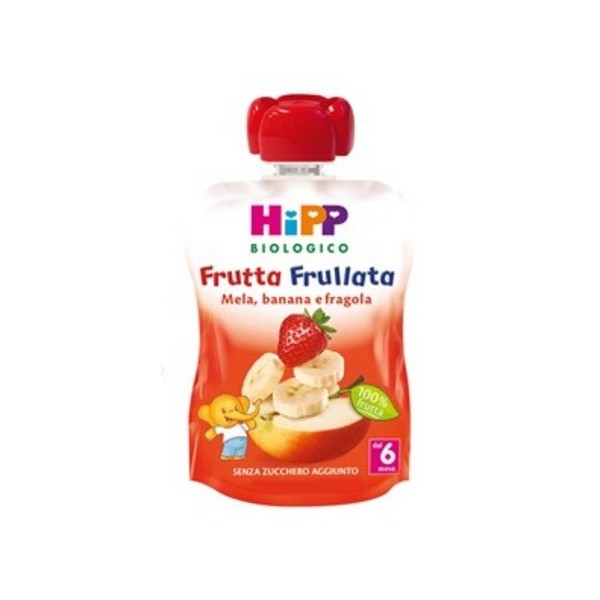 HIPP FRUTTA FRULLATA MELA BANANA FRAGOLA