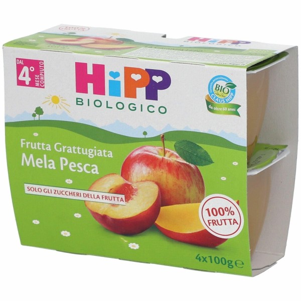 HIPP FRUTTA GRATTUGIATA MELA E PESCA