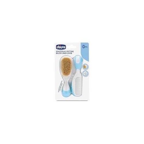 CHICCO SPAZZOLA E PETTINE 
AZZURRO