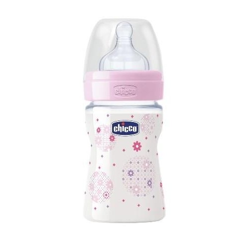 CHICCO BIBERON 150ML ROSA