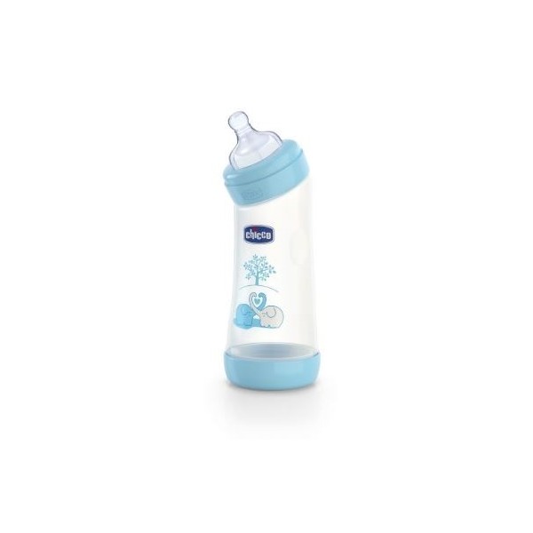 BIBERON ANGOLATO CHICCO AZZURRO 250ML